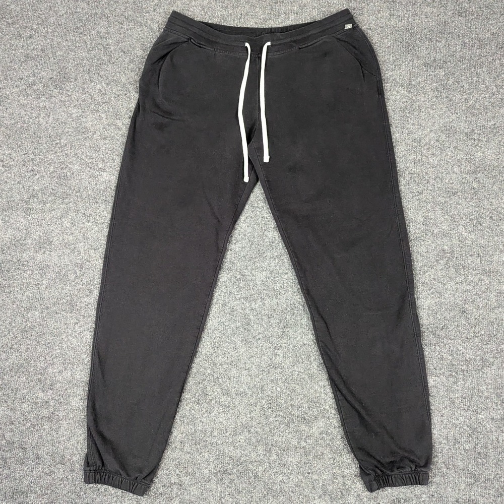 Eddie Bauer Womens Small Black Fleece Lined Jogger Sweatpants Drawstring Pockets